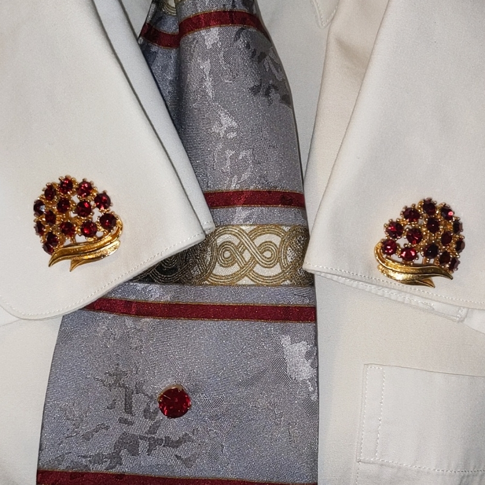 🇨🇦 1950s Unisex Cufflinks & Tie tack